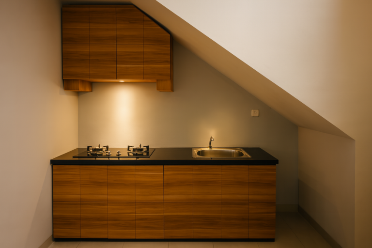 Kitchen Set Bawah Tangga untuk Rumah Modern